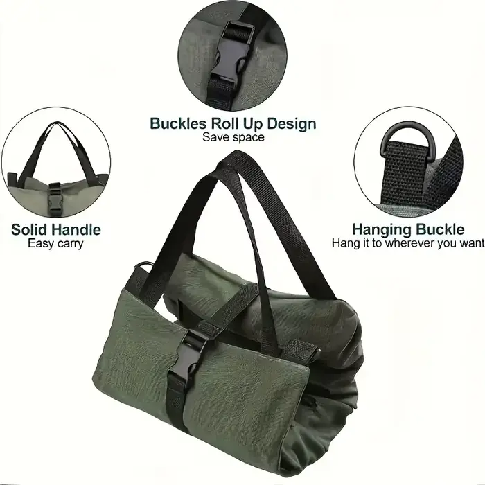 Sac à outils enroulable robuste-organisateur multi-outils en tissu Oxford rangement de garage tout-en-un pour mécaniciens/électriciens/charpentier