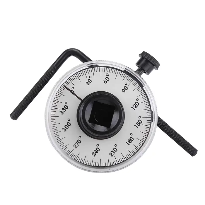 360 °   Outil de mesure de rotation avec interface 1/2 pouce, jauge d'angle de couple, outils de rép