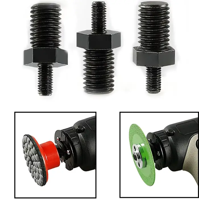 Tige d'adaptateur de meulage 5mm à 10mm pour Mini meuleuse d'angle avec plaque de pression
