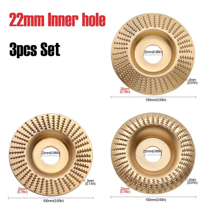 Disque de polissage rond de 4 pouces pour meuleuse d'angle