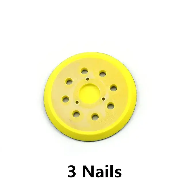 5 pouces 125mm 8 trous 3/4 clous support Pad crochet et boucle tampons de ponçage pour s'adapte à la ponceuse à Air
