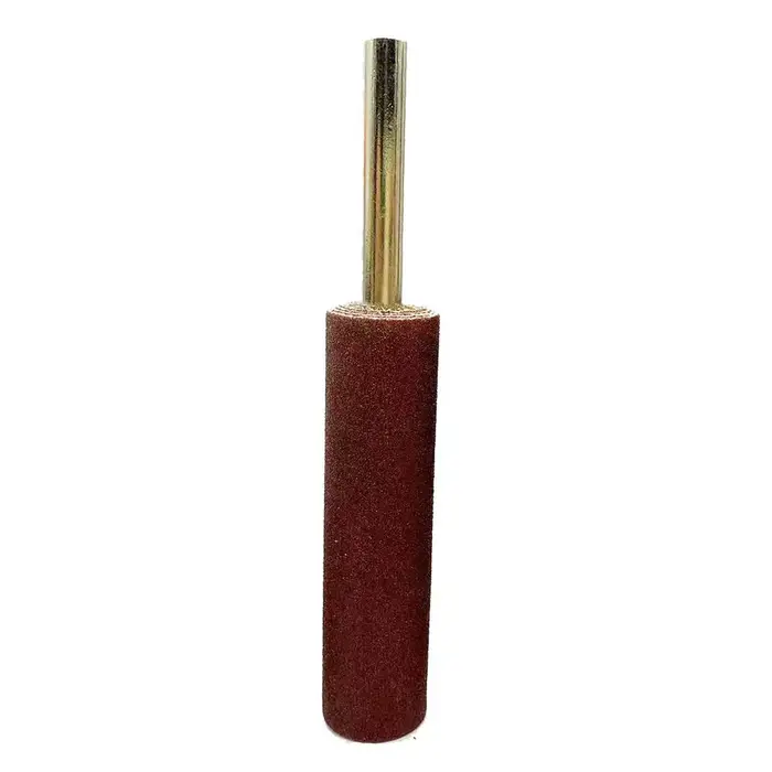 Grande bande de ponçage en papier de verre à tête cylindrique avec tambour