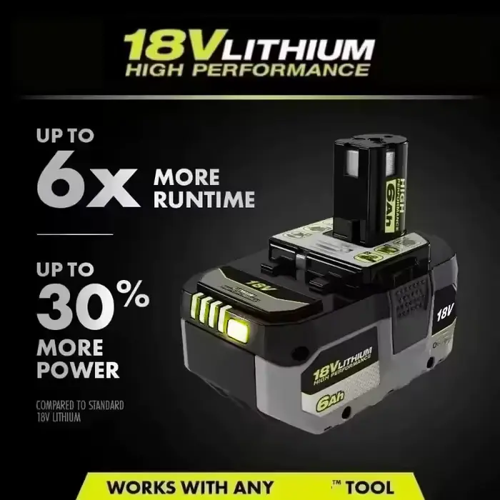 Batterie haute capacité remplaçable authentique RYOBI ONE+ 18V 4.0Ah