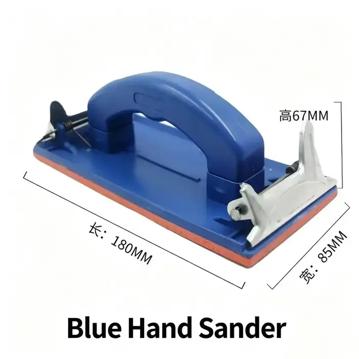 Support de papier abrasif 1 pièce, ponceuse manuelle, outil abrasif pour le travail du bois avec cli
