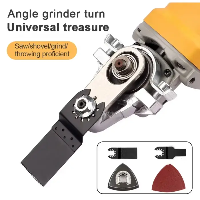 Meuleuse d'angle professionnelle modifiée en outils multifonctions universels