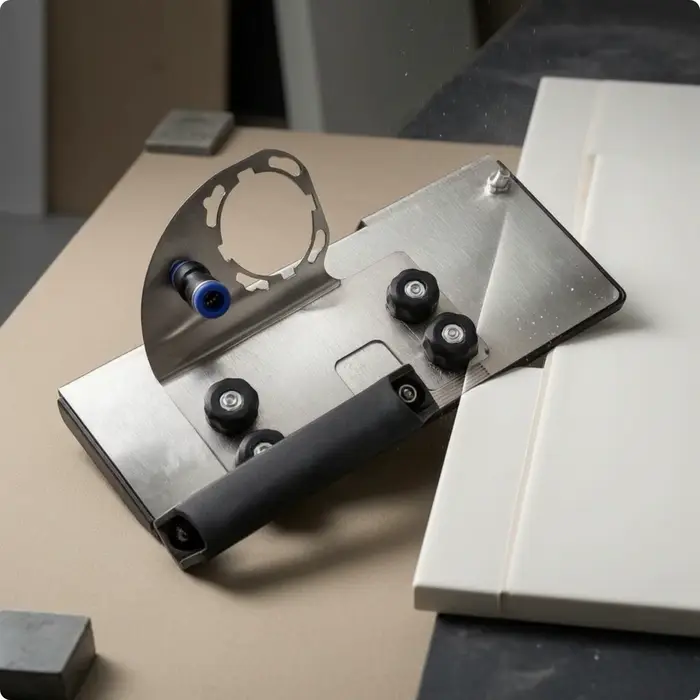 Outil de chanfreinage pour meuleuse d'angle, outil de chanfreinage guidé pour carreaux, coupe-carrea