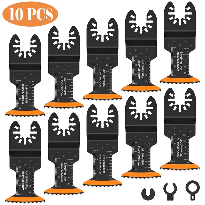 Lames de scie oscillante 44MM, lames multi-outils, lames de scie oscillante pour coupe rapide du boi
