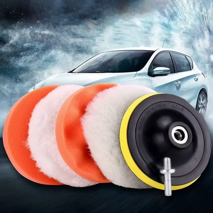 Kit de tampons de polissage de voiture de 3/4/5 pouces
