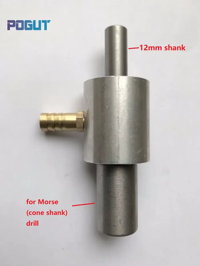 Mandrin d'arrosage pour perceuse à verre