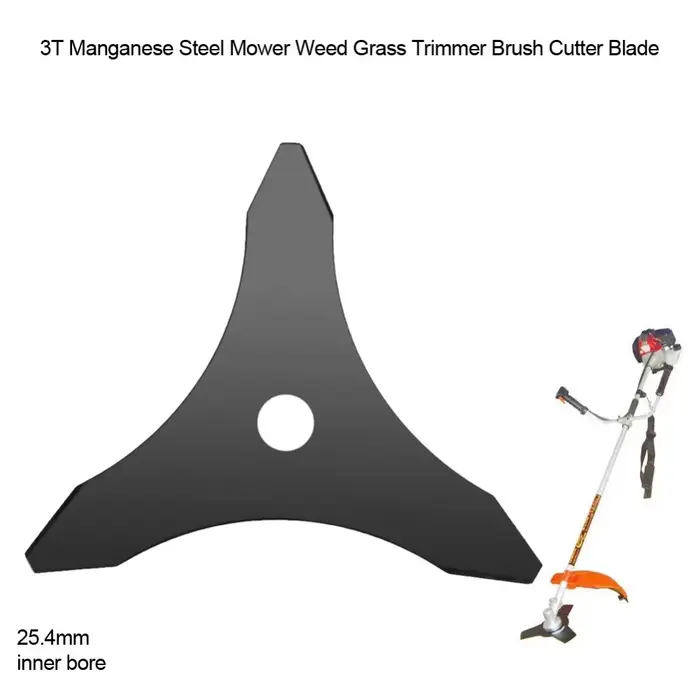 Lame de débroussailleuse universelle 10 po x 3T – Remplacement tranchant à 3 dents pour la plupart des