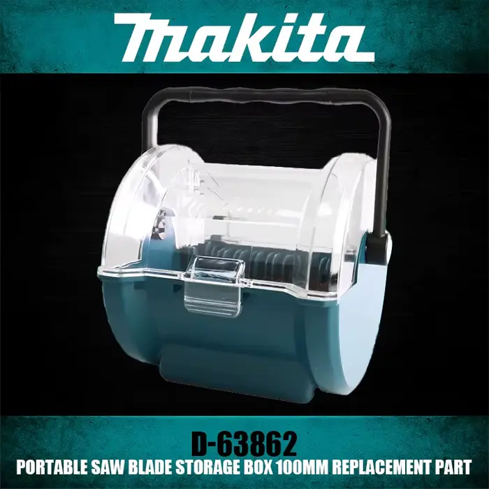Makita D-63862 Boîte de rangement portable pour lames de scie 100 mm, pièce de rechange, accessoires