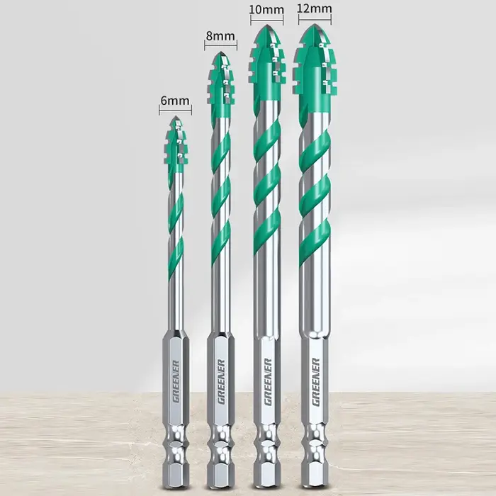 Foret excentrique dentelé à quatre cannelures avec une dureté diamantée ultra forte pour une perçage précis et une durabilité durable