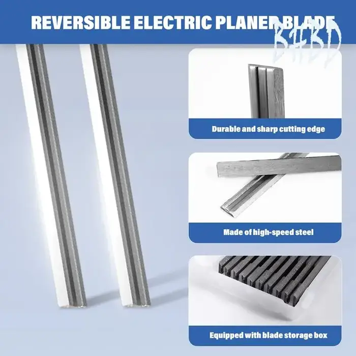Lames de raboteuse électrique réversibles BHBD-10Pcs 82Mm