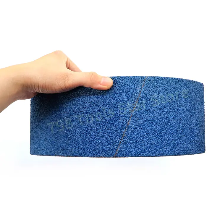 5 pièces de papier abrasif pour ponceuse à bande 533 * 75 mm