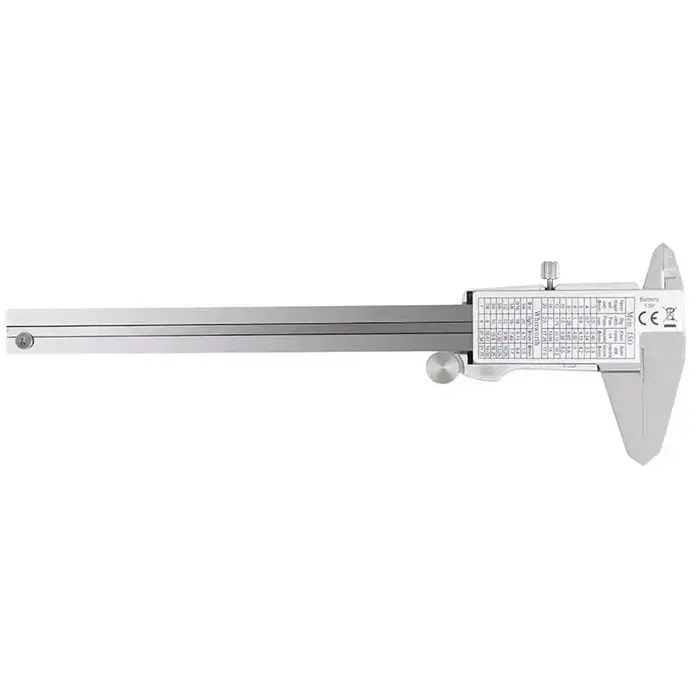 Calibre numérique en acier inoxydable ET50 6 pouces 150 mm Fraction/MM/Pouce Mesure Calibre à vernie