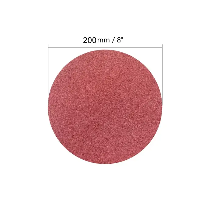 Disques abrasifs PSA 8 pouces 200MM 25 pièces 80-240 # Dos adhésif auto-adhésif en aluminium pour ponceuse orbitale