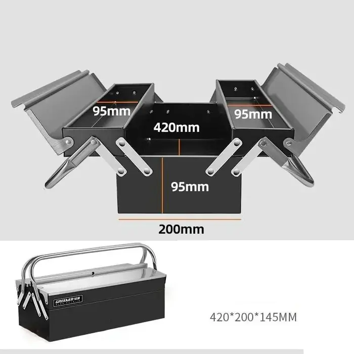 Boîte de rangement multifonctionnelle pour pièces d'électricien