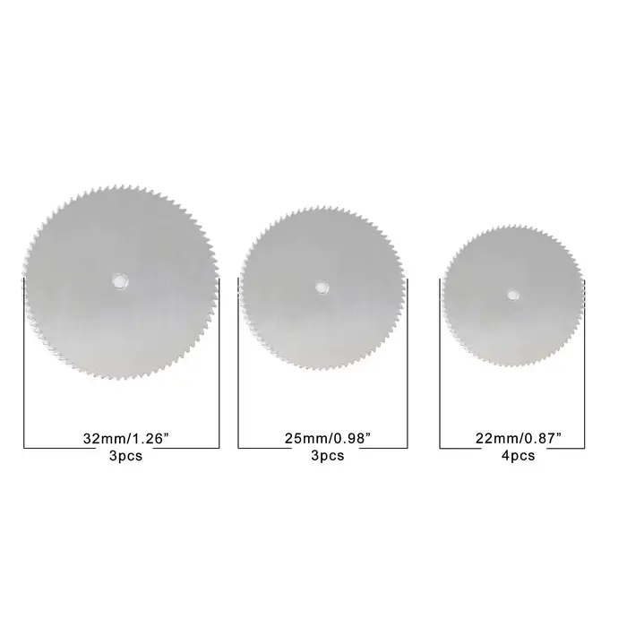Mini jeu de lames de scie circulaire