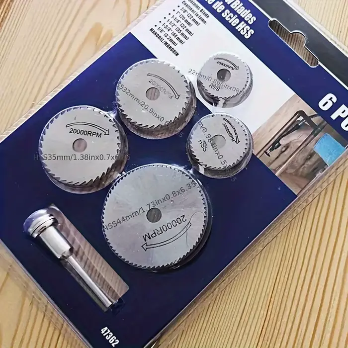 Mini lame de scie circulaire, disque de coupe Hss, accessoires d'outils de perçage rotatifs pour boi