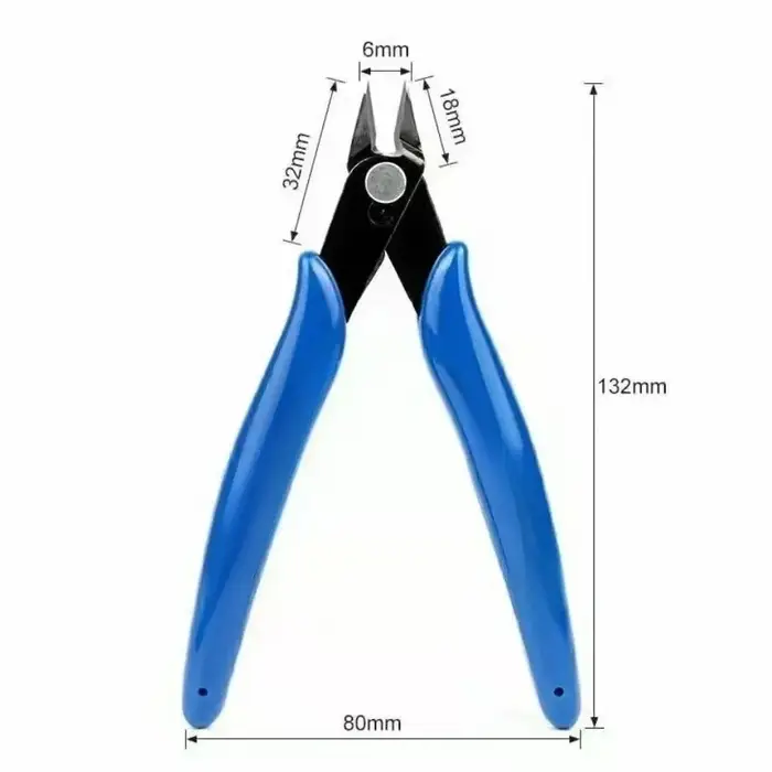 Pince coupante diagonale en plastique pour électricien