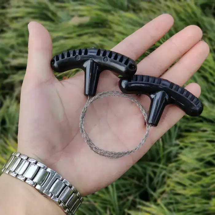 Scie à chaîne à corde en acier Portable