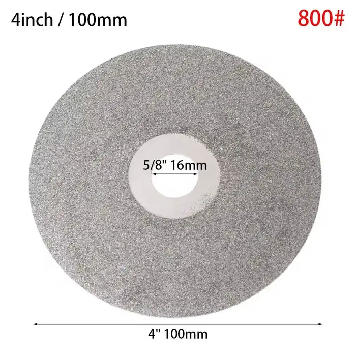 Nouveau disque de meulage diamanté 1 pièce, 4 pouces (100 mm), grain 80-3000, meule abrasive pour le travail du bois