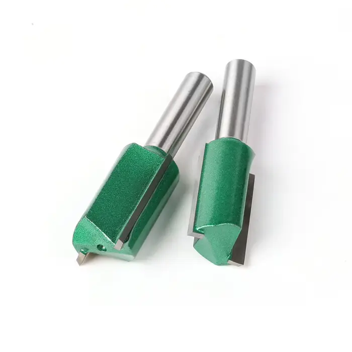 3mm-20mm diamètre 8mm tige droite carbure de tungstène simple Double cannelure routeur fraise à bois