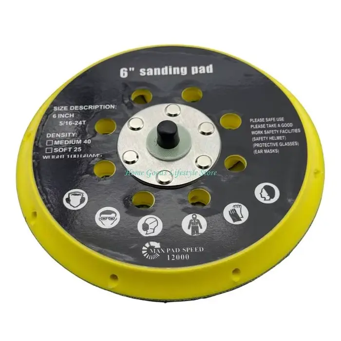 E74E plaque disque ponçage en plastique professionnelle 6 pouces pour ponceuse BO6030 BO6040 RO1