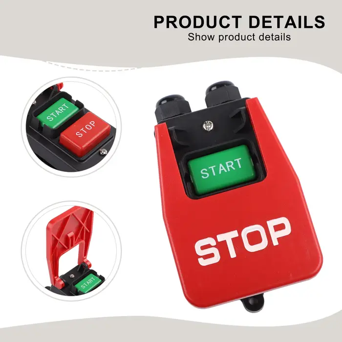 Interrupteur d'alimentation mécanique 120V pour scies de table monophasé avec arrêt de sécurité pren