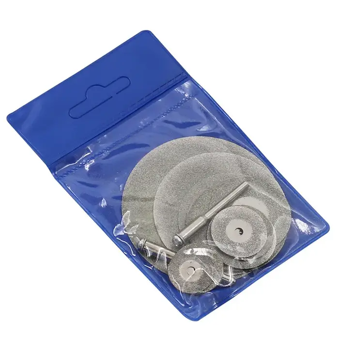 Mini disque de coupe diamant 16-60mm avec mandrin disques diamantés abrasifs pour lames de scie diamantées Dremel