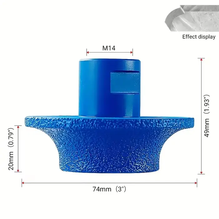 Roue de polissage diamantée LOZLIN 5/8-11 M14 pour marbre, granit, pierre, carrelage – Outil profess
