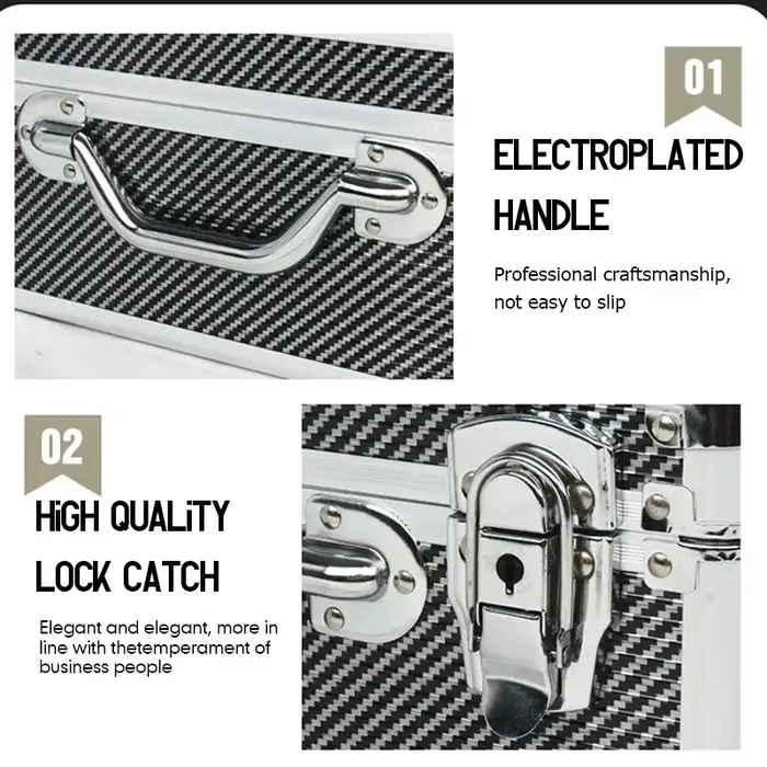 Mallette à outils en aluminium pour mécanicien