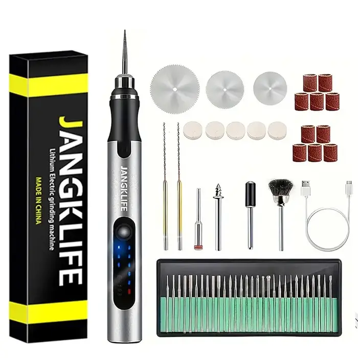 USB Sans Fil Outil Rotatif Kit Bois Gravure Stylo BRICOLAGE Pour Bijoux En Métal Verre Mini Perceuse Sans