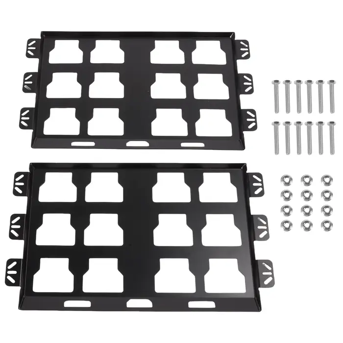 Paquet de 2 plaques de montage compatibles avec la boîte à outils Milwaukee Packout