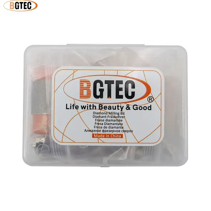 BGTEC 3/6/19/25mm Têtes de meuleuses pour verre