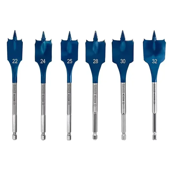 BOSCH 2608900336 EXPERT Self Cut Speed Spade Drill Bit Set 10-32 mm Accessoires pour perceuse à percussion pour le perçage du bois