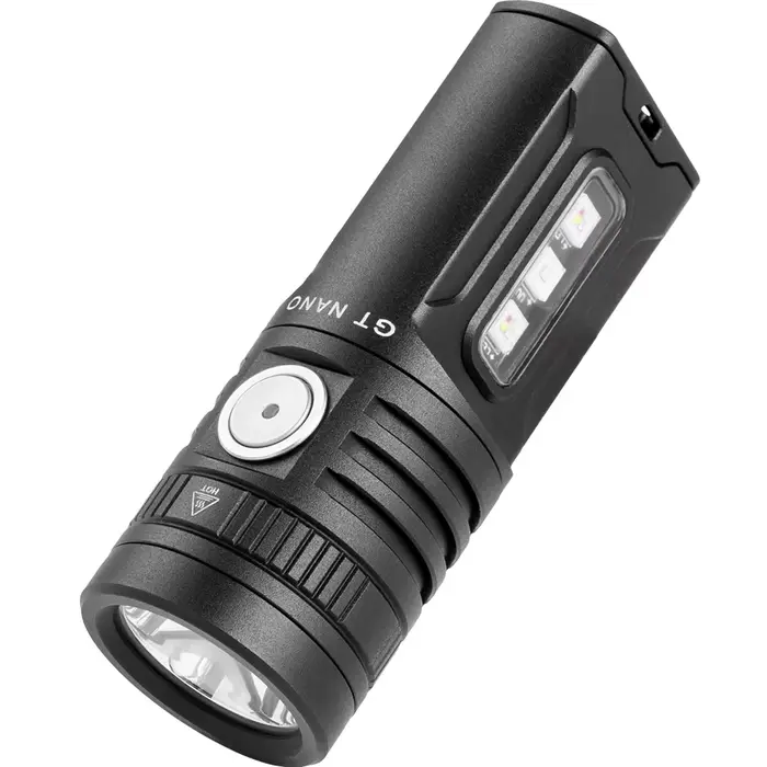 Mini lampe de poche multifonction avec LED UV RGB Lumintop GT NANO V6.0 720 lumens 410 mètres avec queue magnétique TYPE USB