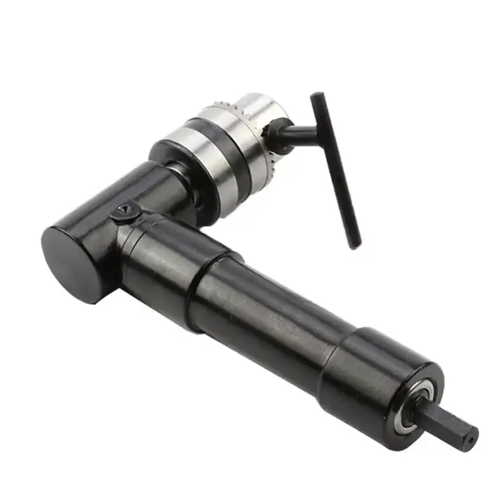 Outil d'angle électrique à 90 degrés noir pour perceuse