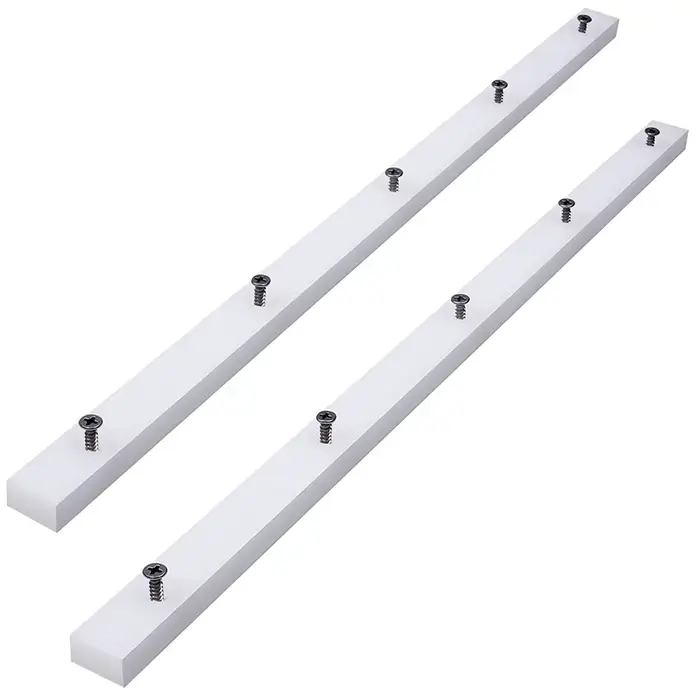Barres à onglets de traîneau de scie de Table, 2 pièces, avec trous de vis pré-percés, barres à ongl