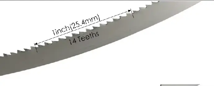 Lot de 3 lames de scie à ruban de 2240 mm pour le bois, 2240 12,7 0,5 mm 6T, pour scies à ruban de 1