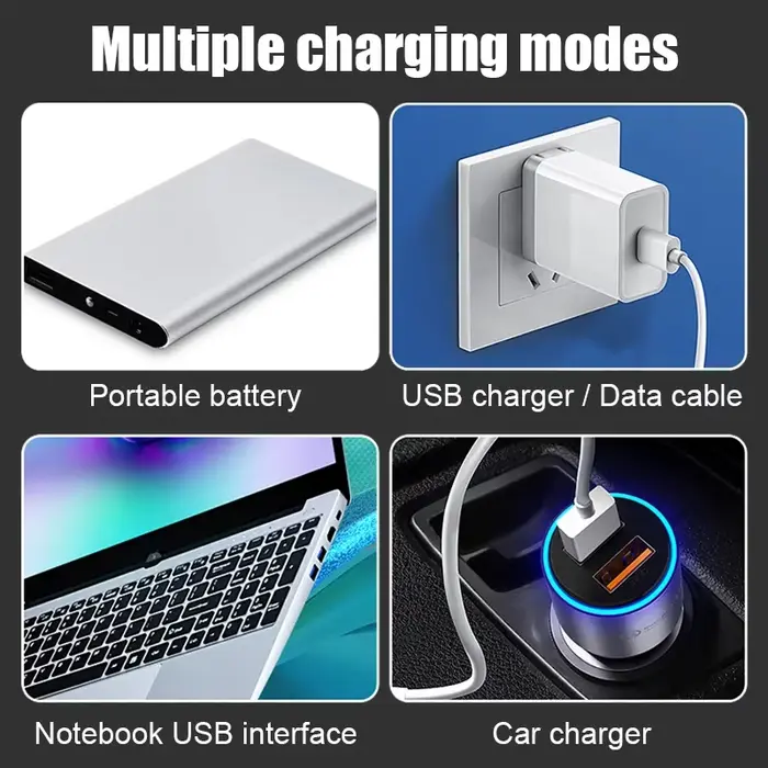 Mini perceuse électrique USB sans fil avec lumière LED