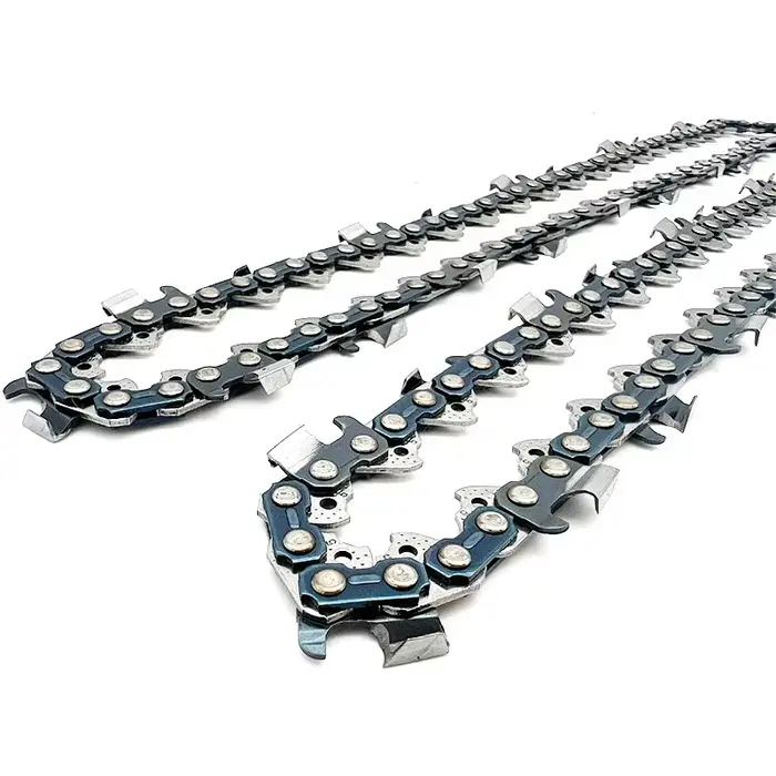 Accessoires de tronçonneuse lame de scie à chaîne ciseau complet 3/8 "(0.375") 84 maillons 76 maillo