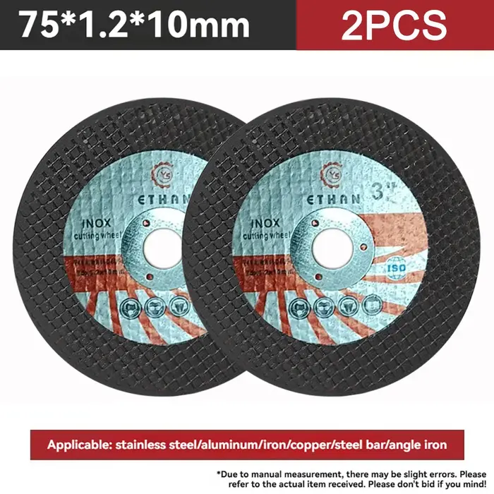 Mini disques de meulage 3 pouces 75 mm