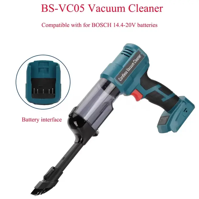 Aspirateur à moteur sans balais Portable VC05 pour batterie Li-ion Makita/DeWalt/Milwaukee/Bosch/Ryo
