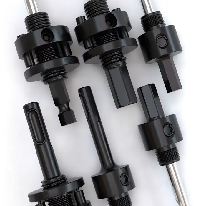 Foret à bois A2/A4, adaptateur SDS Plus et hexagonal pour scie cloche bimétallique