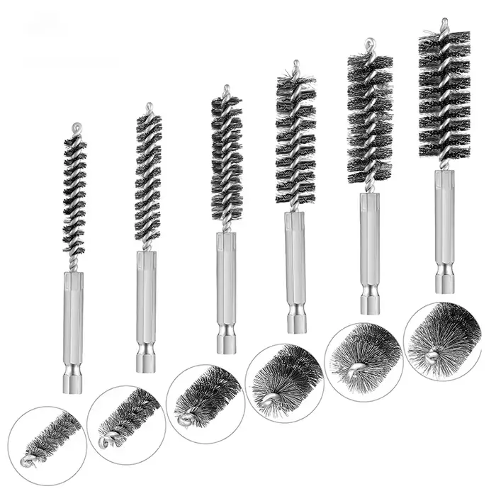 Brosse de nettoyage de perceuse en acier inoxydable