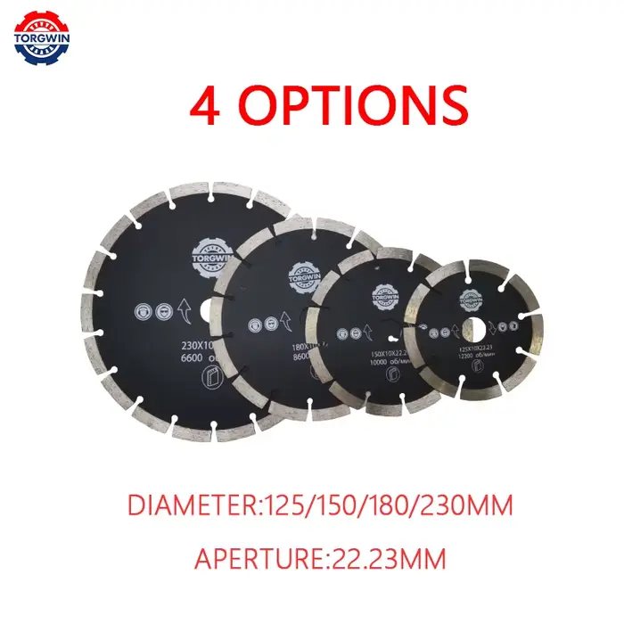 Lame de scie diamantée sèche Ultra-fine, disque fin 125/150/180/230mm x 22.23mm, disque de coupe pou