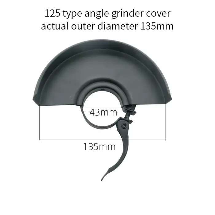 Couvercle de protection pour meuleuse d'angle 100 115 125 150 mm