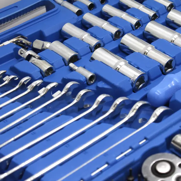 Ensemble d'outils en acier au carbone de 216 pièces, design type valise