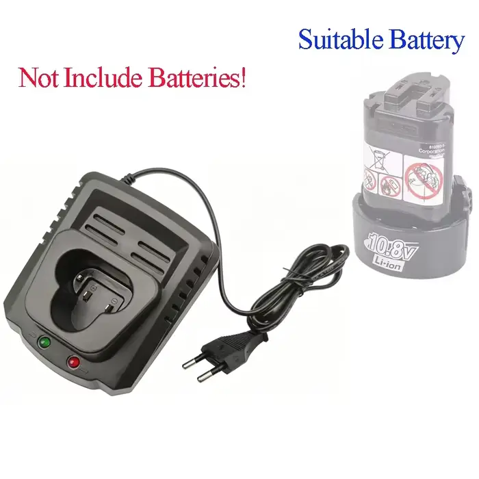 Pour Makita 10.8V 12V BL1013 accessoires de batterie au Lithium BL1014 Li-ion chargeur